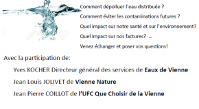 Réunion publique sur la qualité de l’eau à Châtellerault