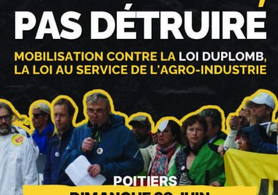 Mobilisations contre la loi Duplomb, dimanche 29 juin 2025